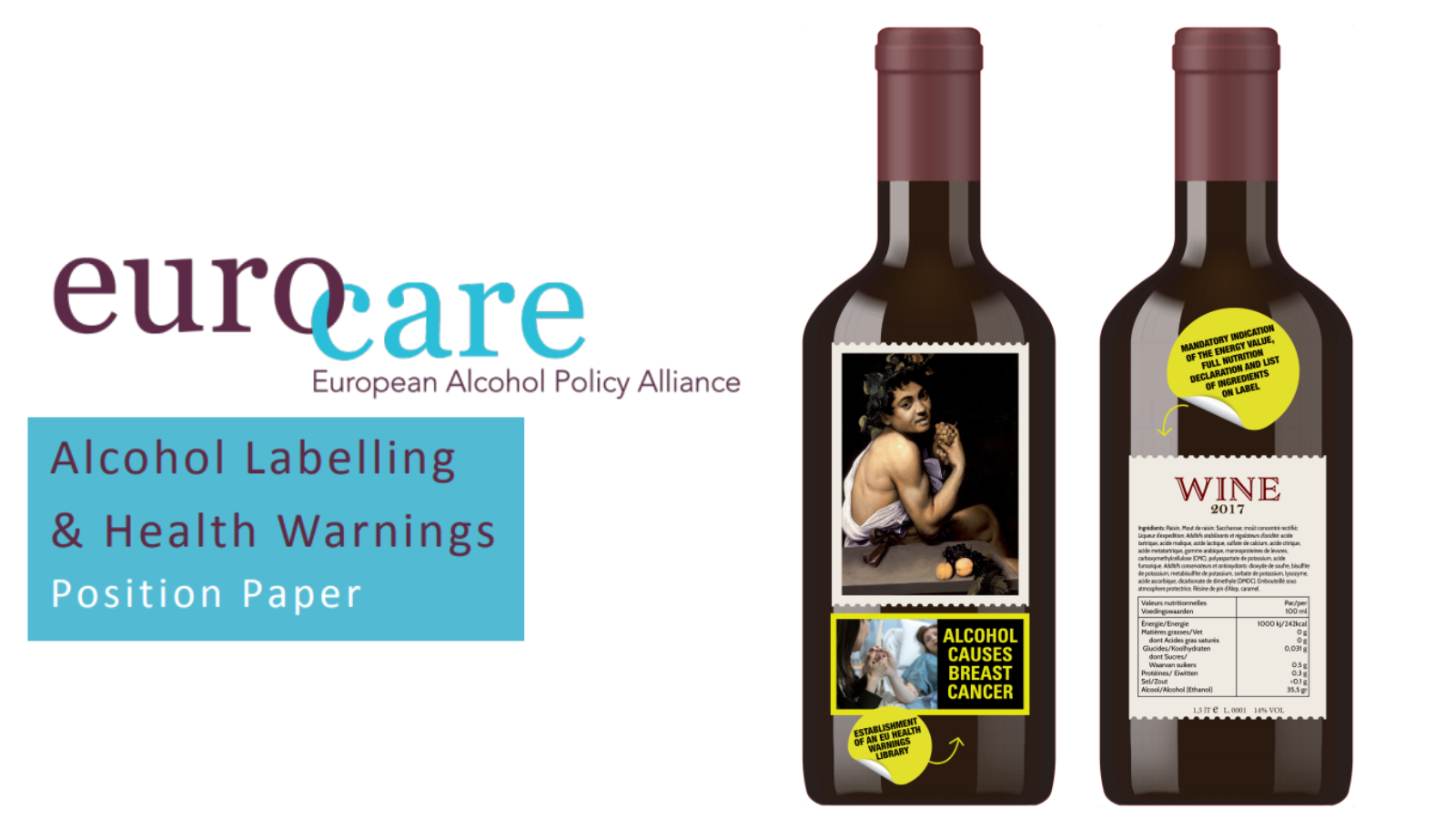 Ingredients, nutritional information and health warnings on alcoholic beverages empower informed consumer decisions and protect citizens’ health