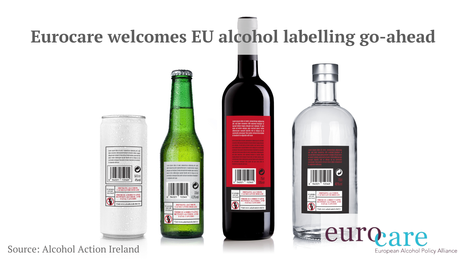 Eurocare welcomes EU alcohol labelling go-ahead